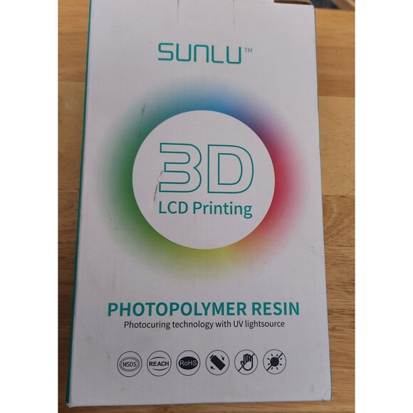 sunlu 3d‎ Lcd printing Photopolymer resin Plant Based WHITE 1000G - Picture 1 of 5